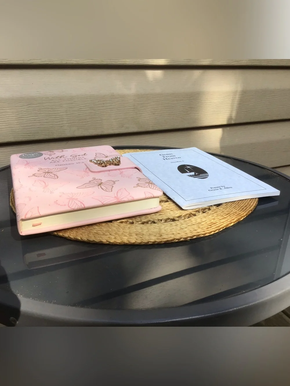New Prayer Journal & “Gems from Heaven” Author Signed Booklet of Poems